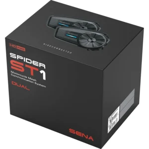 Sena Spider ST1 Ενδοεπικοινωνία Διπλή για Κράνος Μηχανής με Bluetooth