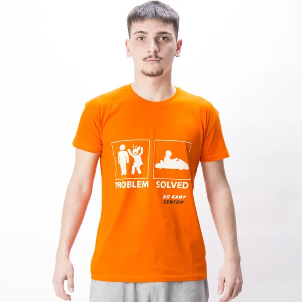 T-SHIRT " PROBLEM SOLVED " ( GO KART CENTER )