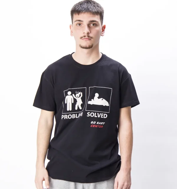 T-SHIRT " PROBLEM SOLVED " ( GO KART CENTER )