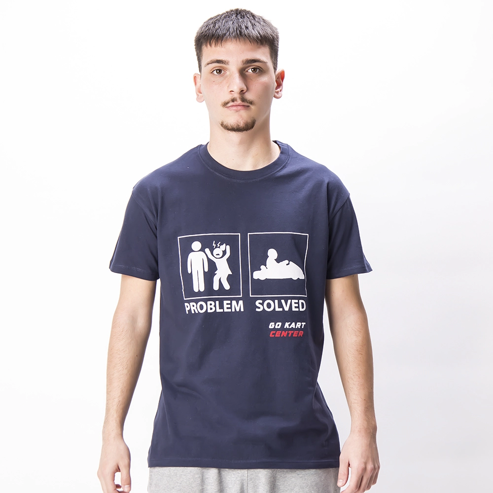 T-SHIRT " PROBLEM SOLVED " ( GO KART CENTER )