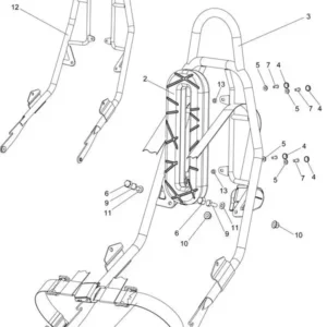 Ζώνη ασφαλείας  Go Kart 4 σημείων