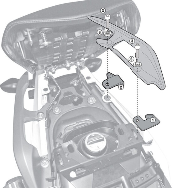 1111KIT ΓΙΑ PL / PLX / TE ΒΑΣΕΙΣ ΓΙΑ NC700 X'12-NC750X'14 GIVI