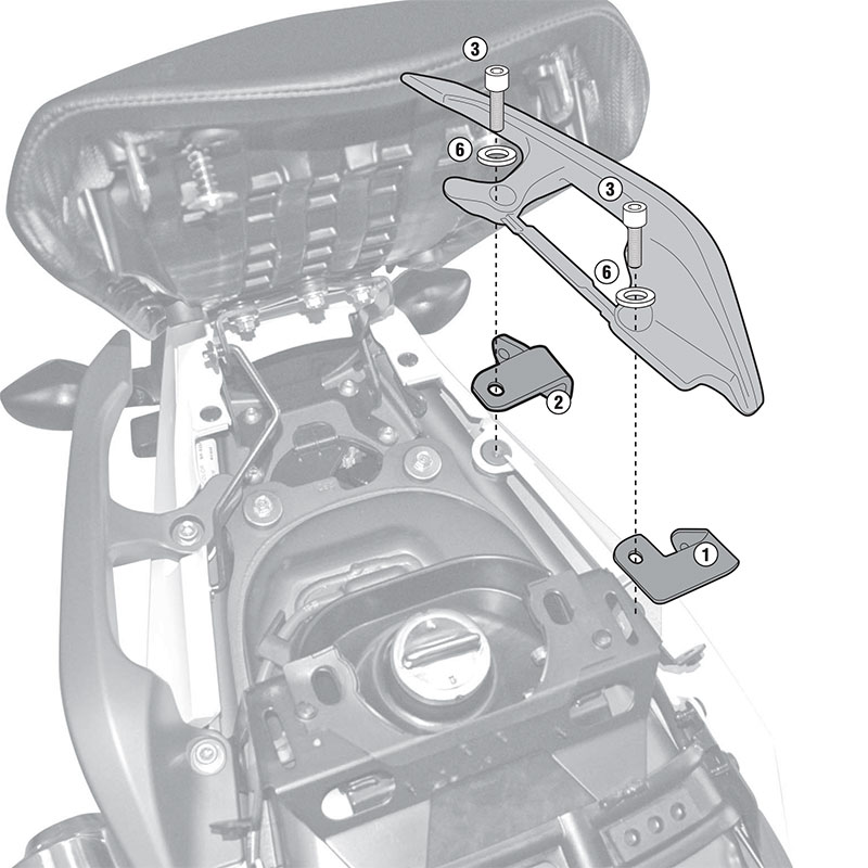 1111KIT ΓΙΑ PL / PLX / TE ΒΑΣΕΙΣ ΓΙΑ NC700 X'12-NC750X'14 GIVI