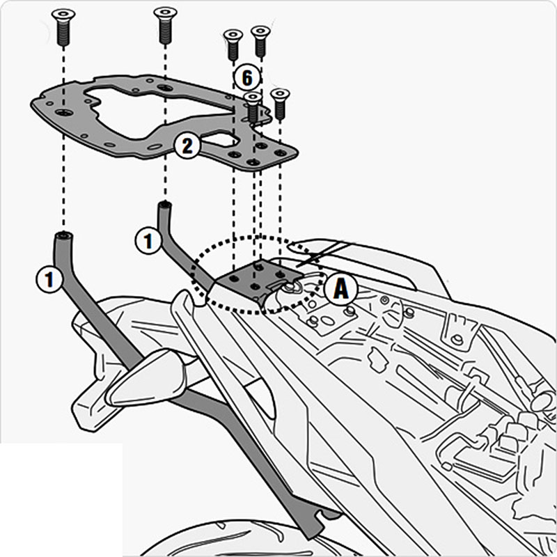 ΣΧΑΡΑ GIVI SR5125 BMW G310R '17