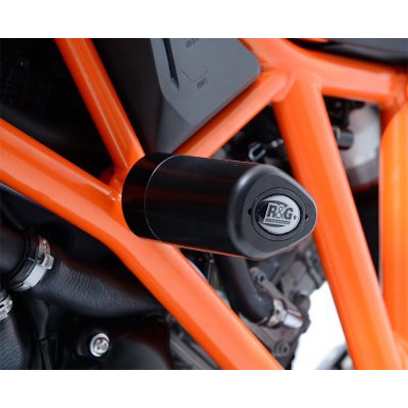 NO-CUT AERO FRAME SLIDERS R&G _ CP0298BK _ SUZ GSX1300R HAYABUSA 08' BLACK