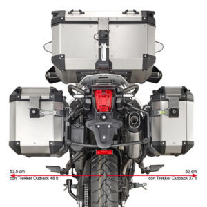 ΒΑΣΕΙΣ ΠΛΑΙΝΩΝ ΒΑΛΙΤΣΩΝ GIVI PL6413CAM TRIUMPH TIGER 800XC / XR '18