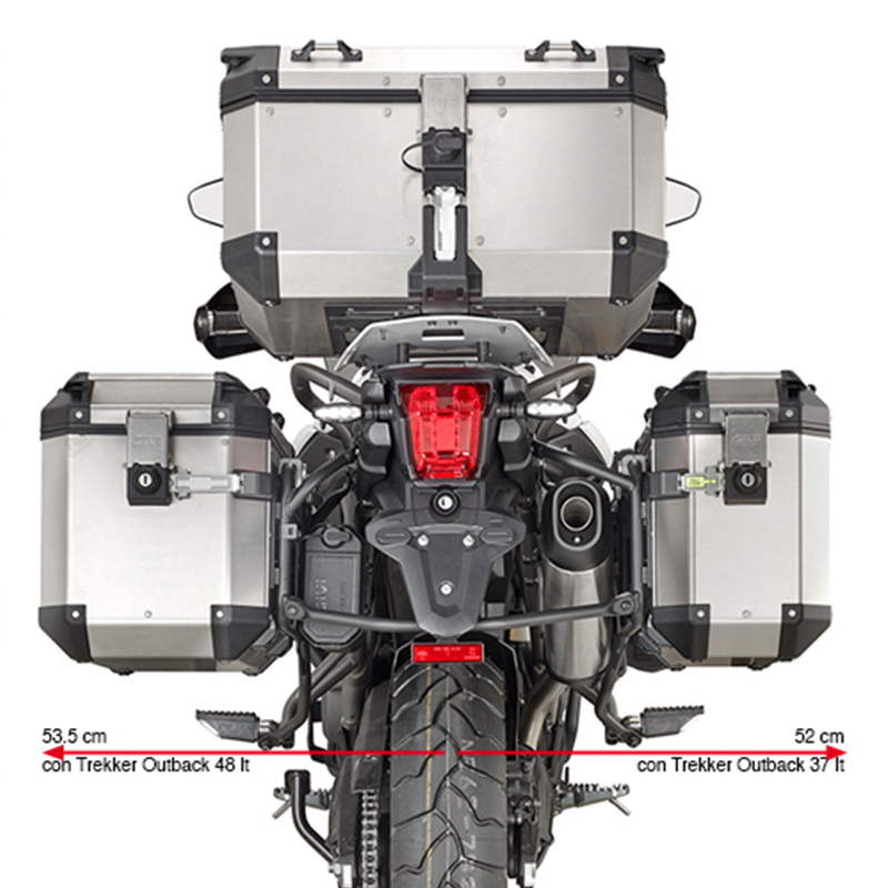ΒΑΣΕΙΣ ΠΛΑΙΝΩΝ ΒΑΛΙΤΣΩΝ GIVI PL6413CAM TRIUMPH TIGER 800XC / XR '18
