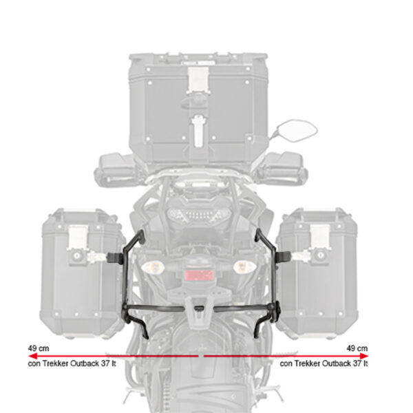 ΒΑΣΕΙΣ ΠΛΑΙΝΩΝ ΒΑΛΙΤΣΩΝ GIVI PL2139CAM YAMAHA TRACER 900 / GT '18-'19
