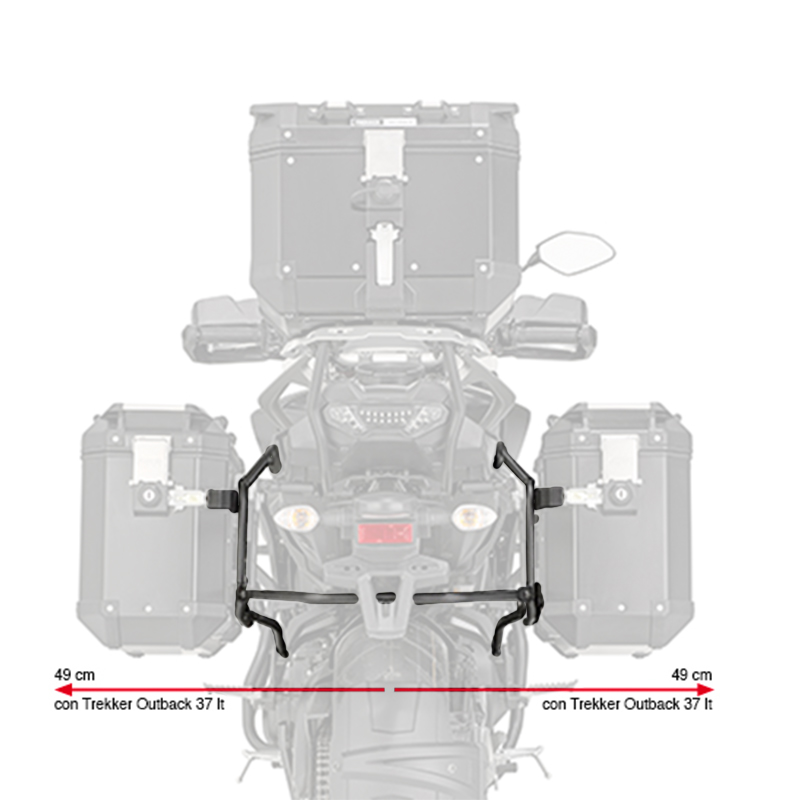 ΒΑΣΕΙΣ ΠΛΑΙΝΩΝ ΒΑΛΙΤΣΩΝ GIVI PL2139CAM YAMAHA TRACER 900 / GT '18-'19