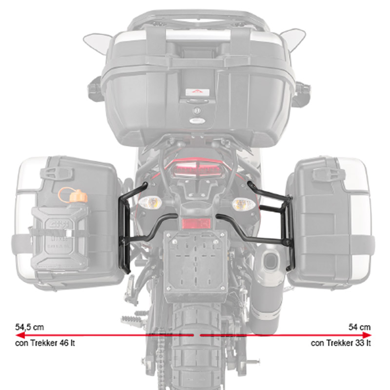 ΒΑΣΕΙΣ ΠΛΑΙΝΩΝ ΒΑΛΙΤΣΩΝ GIVI PLO2145MK YAMAHA TENERE 700 '19 / TENERE 700 WORLD RAID '22