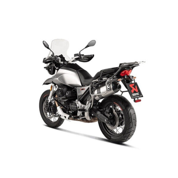 ΤΕΛΙΚΟ AKRAPOVIC STREET LEGAL ΤΙΤΑΝΙΟΥ _ S-MG8SO1-HFTT _ MOTO GUZZI V85 TT '20