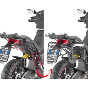 ΒΑΣΕΙΣ ΠΛΑΙΝΩΝ ΒΑΛΙΤΣΩΝ GIVI PLOR7412CAM DUCATI MULT. 950 S '19