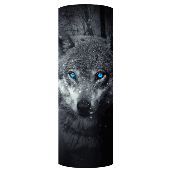 ΦΟΥΛΑΡΙ NORDCODE_ TUBE NECK 12 WOLF ΜΑΥΡΟ / ΓΚΡΙ