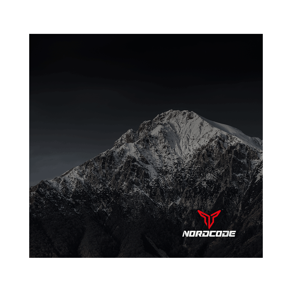 ΦΟΥΛΑΡΙ NORDCODE_ TUBE NECK 5 MOUNTAIN ΜΑΥΡΟ / ΓΚΡΙ