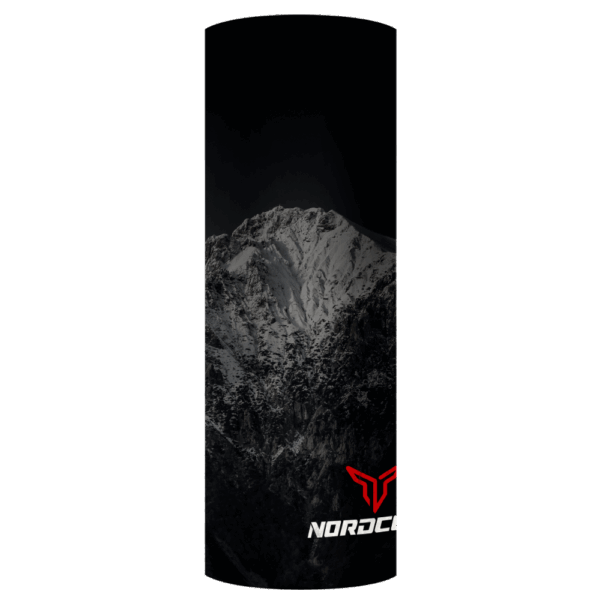 ΦΟΥΛΑΡΙ NORDCODE_ TUBE NECK 5 MOUNTAIN ΜΑΥΡΟ / ΓΚΡΙ