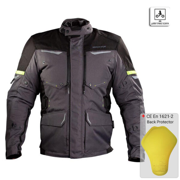 NORDCODE ΜΠΟΥΦΑΝ SENEGAL OVERSIZE ΣΚΟΥΡΟ ΓΚΡΙ / FLUO