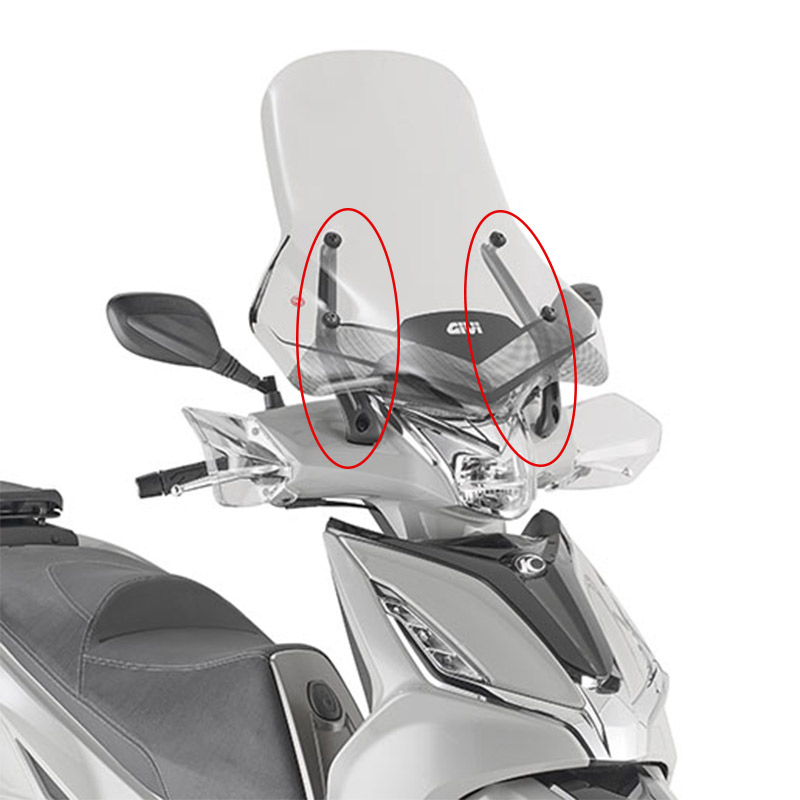 ΒΑΣΕΙΣ ΠΑΡΜΠΡΙΖ D6114KIT AGILITY 300 R16 (19 > 20) KYMCO GIVI
