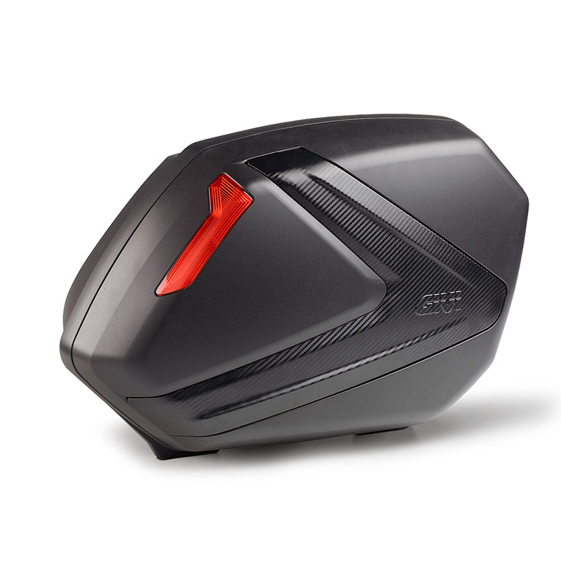 ΒΑΛΙΤΣΕΣ ΠΛΑΙΝΕΣ GIVI V37NN MONOKEY ΜΑΥΡΟ / ΚΟΚΚΙΝΟ