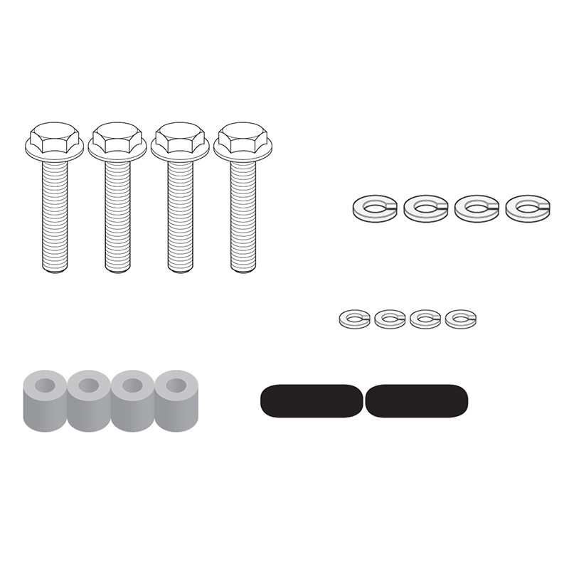 ΚΙΤ 2130KIT_ΓΙΑ 2130FZ ΜΕ ΤΙΣ ORIGINAL ΠΛΕΥΡΙΚΕΣ TRACER 700 (20) / MT-07 TRACER (16 > 19) GIVI