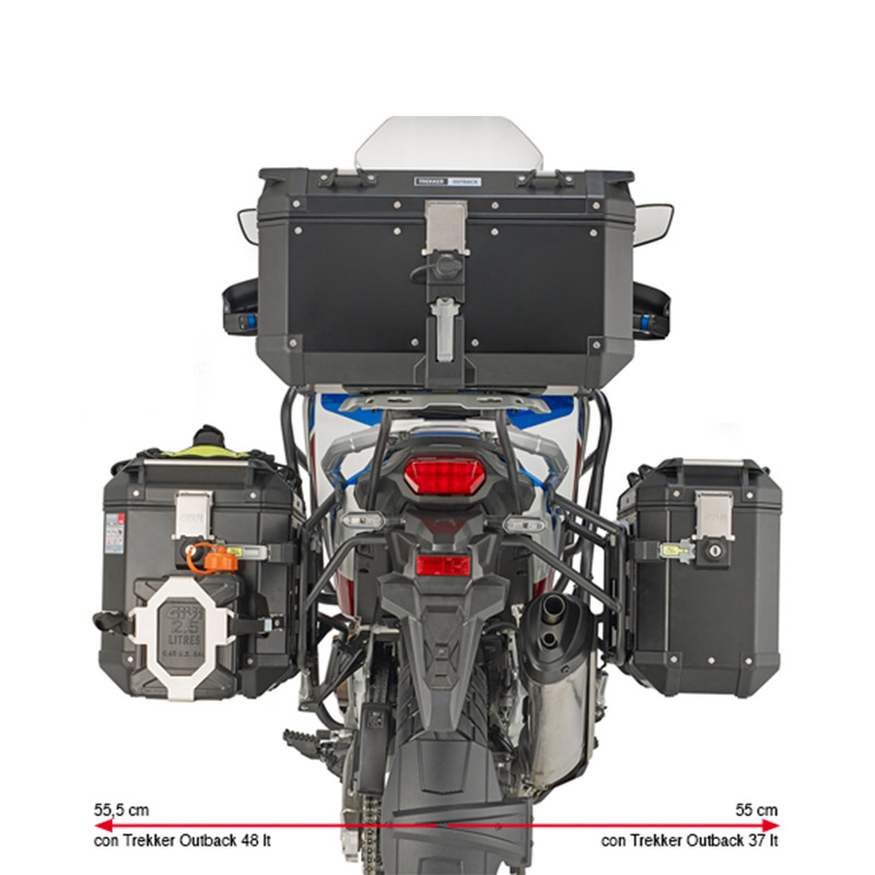 ΒΑΣΕΙΣ ΠΛΑΙΝΩΝ ΒΑΛΙΤΣΩΝ GIVI PLO1178CAM HONDA CRF1100L AFRICA TWIN ADV SPORTS '19-'23