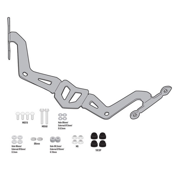ΚΙΤ ΖΕΛΑΤΙΝΑΣ A2151A Z 650-Z900 (20) KAW / MT-03 321 (20) YAM GIVI