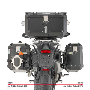 ΒΑΣΕΙΣ ΠΛΑΙΝΩΝ ΒΑΛΙΤΣΩΝ GIVI PLO6415CAM TRIUMPH TIGER 900 '20-'24