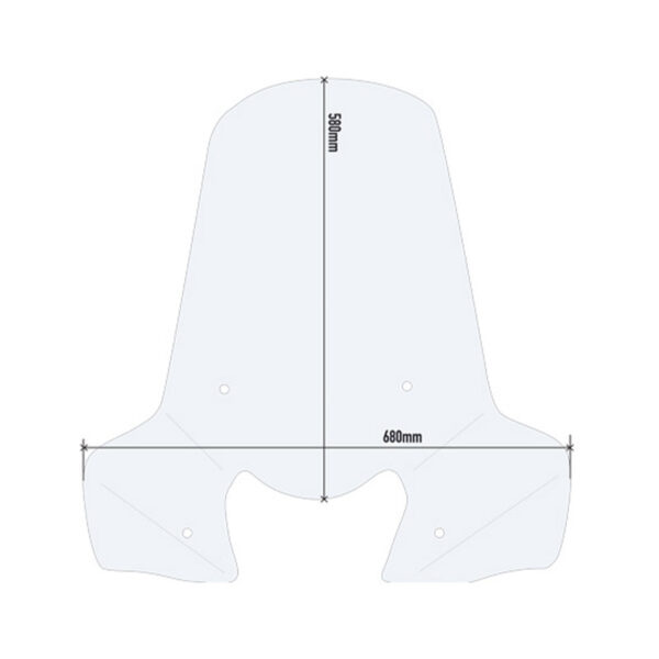 ΖΕΛΑΤΙΝΑ GIVI 5616A PIAGGIO BEVERLY 300 HPE '21