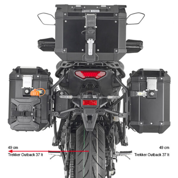 ΒΑΣΕΙΣ ΠΛΑΙΝΩΝ ΒΑΛΙΤΣΩΝ GIVI PLO2159CAM YAMAHA TRACER 9 '21