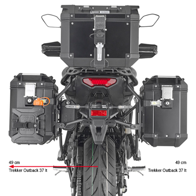ΒΑΣΕΙΣ ΠΛΑΙΝΩΝ ΒΑΛΙΤΣΩΝ GIVI PLO2159CAM YAMAHA TRACER 9 '21