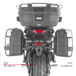 ΒΑΣΕΙΣ ΠΛΑΙΝΩΝ ΒΑΛΙΤΣΩΝ GIVI PLO2159MK YAMAHA TRACER 9 '21
