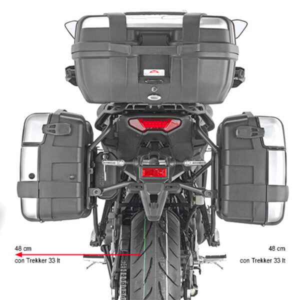 ΒΑΣΕΙΣ ΠΛΑΙΝΩΝ ΒΑΛΙΤΣΩΝ GIVI PLO2159MK YAMAHA TRACER 9 '21