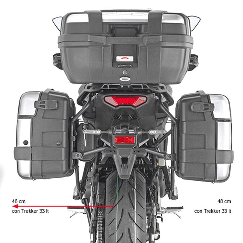 ΒΑΣΕΙΣ ΠΛΑΙΝΩΝ ΒΑΛΙΤΣΩΝ GIVI PLO2159MK YAMAHA TRACER 9 '21