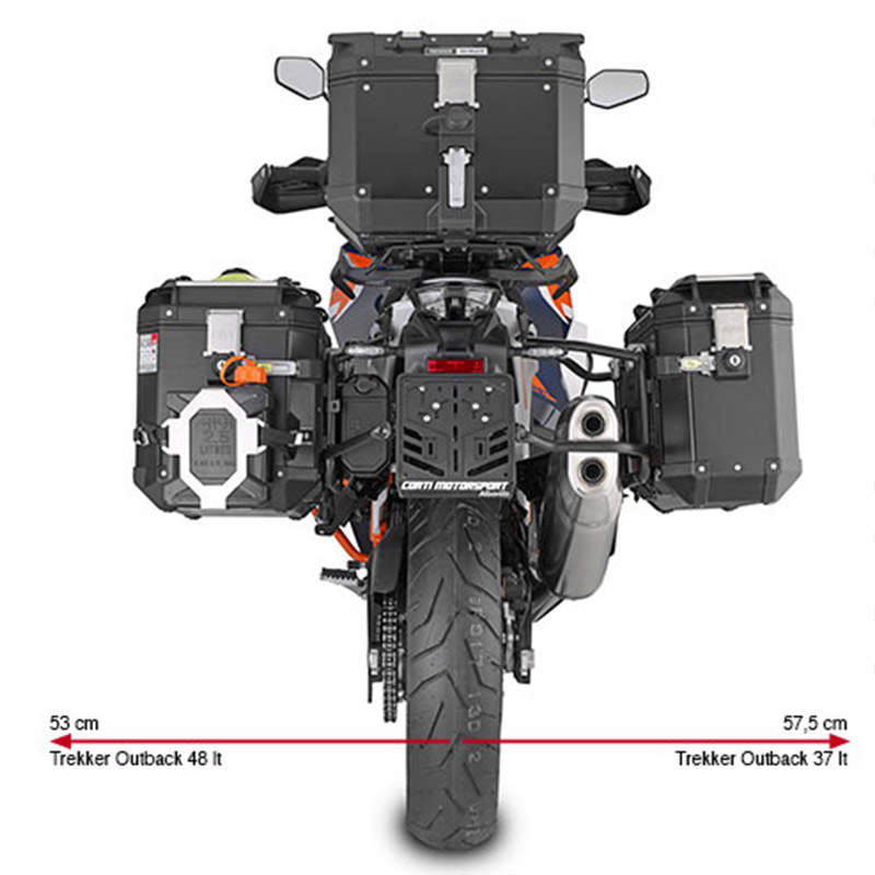 ΒΑΣΕΙΣ ΠΛΑΙΝΩΝ ΒΑΛΙΤΣΩΝ GIVI PLO7713CAM KTM 1290 SUPER ADVENTURE R '21