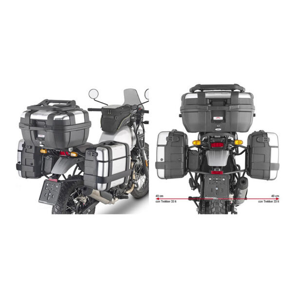 ΒΑΣΕΙΣ ΠΛΑΙΝΩΝ ΒΑΛΙΤΣΩΝ GIVI PL9054 ROYAL ENFIELD HIMALAYAN '21-'23