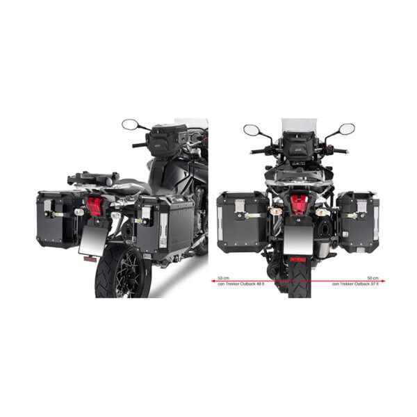 ΒΑΣΕΙΣ ΠΛΑΙΝΩΝ ΒΑΛΙΤΣΩΝ GIVI PL6408CAM TRIUMPH EXP. 1200 '16