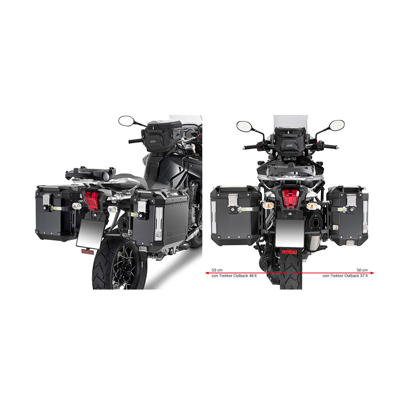 ΒΑΣΕΙΣ ΠΛΑΙΝΩΝ ΒΑΛΙΤΣΩΝ GIVI PL6408CAM TRIUMPH EXP. 1200 '16