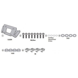 ΚΙΤ ΓΙΑ ΖΕΛΑΤΙΝΑ A2156 MT-09 - MT-09 SP (2021) GIVI