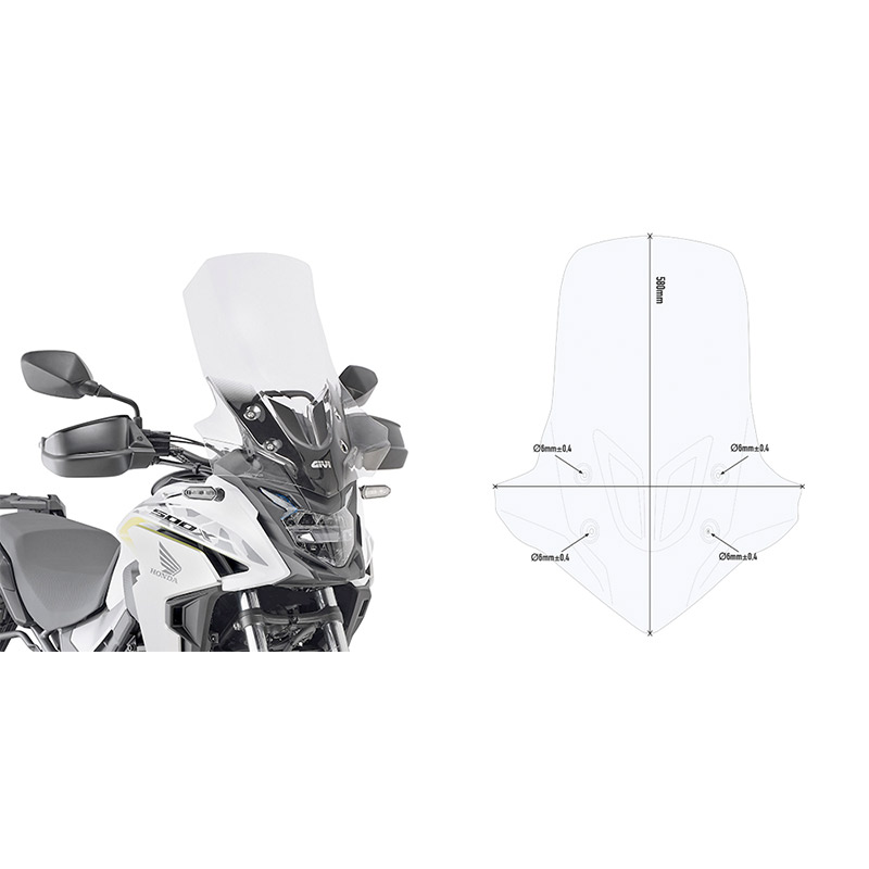 ΖΕΛΑΤΙΝΑ GIVI D1171ST HONDA CB500X '19-'23