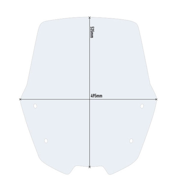 ΖΕΛΑΤΙΝΑ GIVI D6113ST KYMCO PEOPLE S 125 / 150 / 200 '20-'25 ΖΕΛΑΤΙΝΑ GIVI D6113ST KYMCO PEOPLE S 125 / 150 / 200 '20-'25