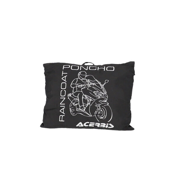 ACERBIS RAIN PONCHO 24921.090 ΜΑΥΡΟ
