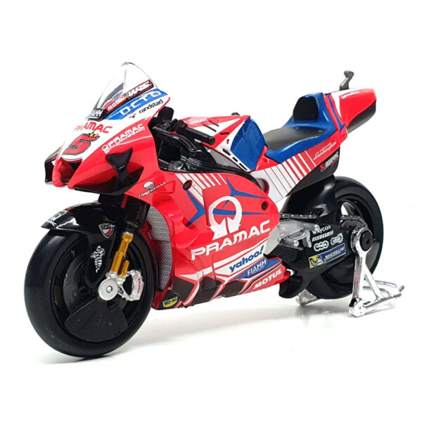 ΔΙΑΚΟΣΜΗΤΙΚΗ ΜΙΝΙΑΤΟΥΡΑ MAISTO MOTO GP DUCATI PRAMAC RQACING ZARCO 2021 1:18