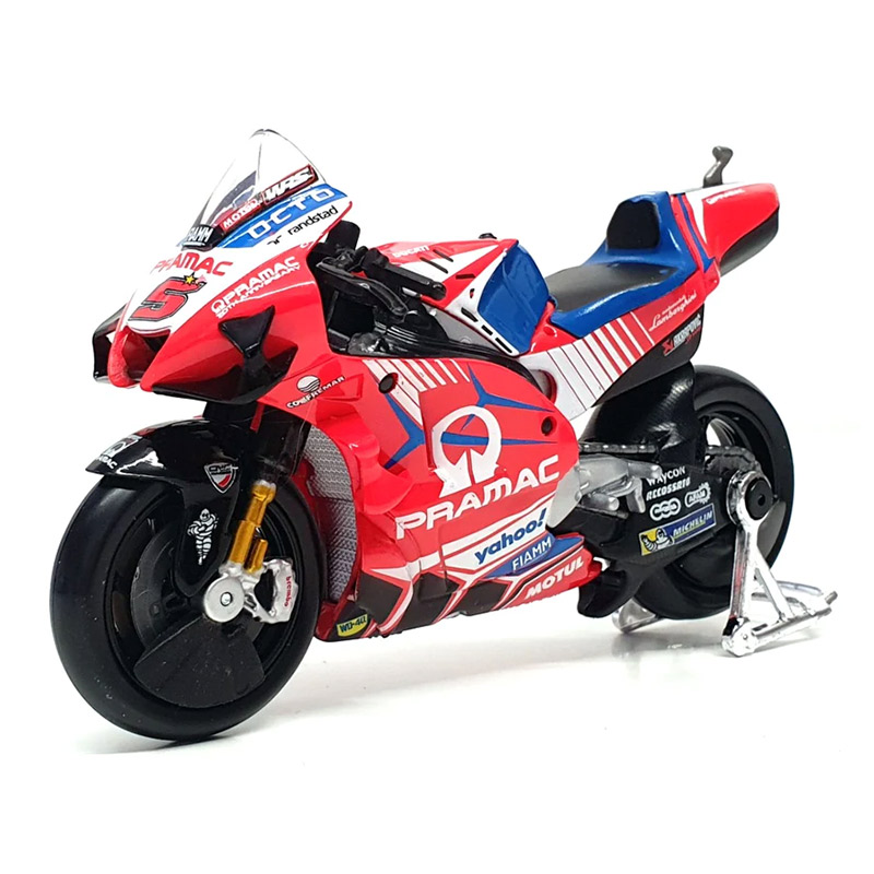 ΔΙΑΚΟΣΜΗΤΙΚΗ ΜΙΝΙΑΤΟΥΡΑ MAISTO MOTO GP DUCATI PRAMAC RQACING ZARCO 2021 1:18