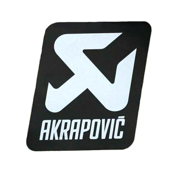 ΑΥΤΟΚΟΛΗΤΟ AKRAPOVIC - P-VST17AL - 60X75MM - HEAT RESISTANT BLACK.