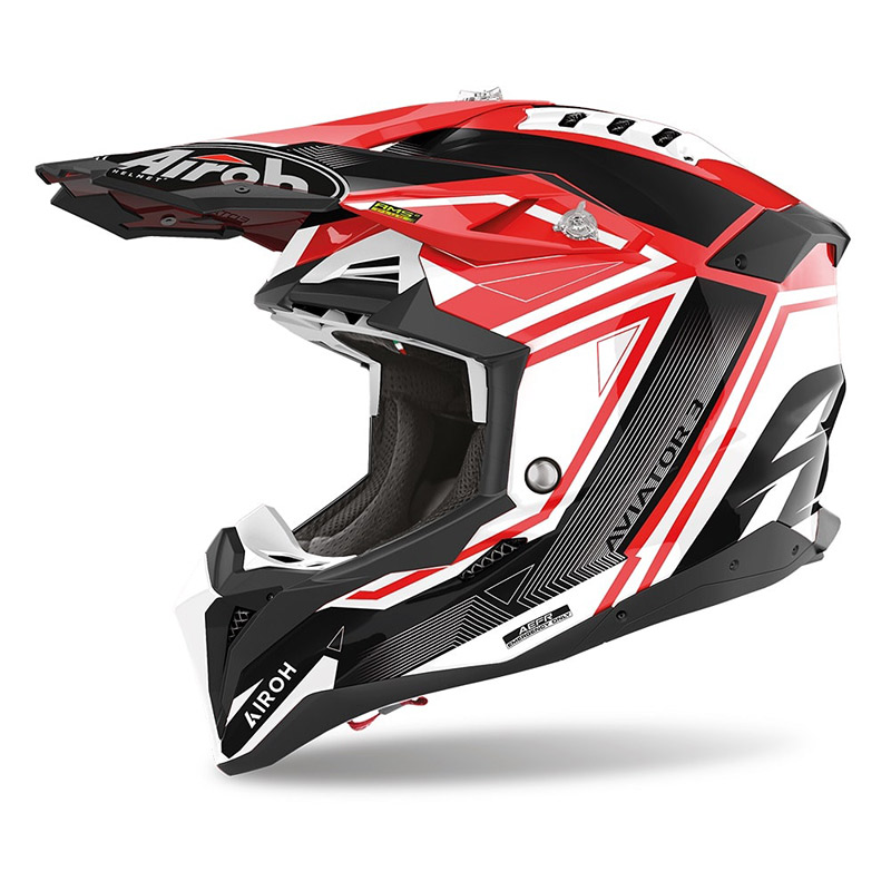 ΚΡΑΝΟΣ AIROH AVIATOR 3 LEAGUE ΚΟΚΚΙΝΟ GLOSS