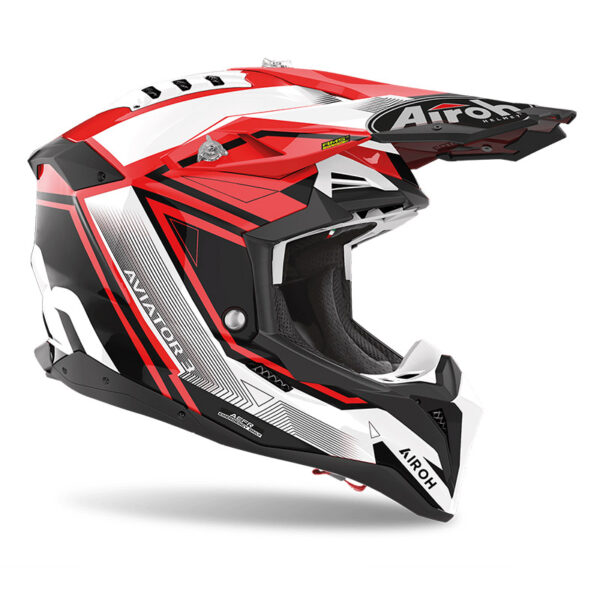ΚΡΑΝΟΣ AIROH AVIATOR 3 LEAGUE ΚΟΚΚΙΝΟ GLOSS