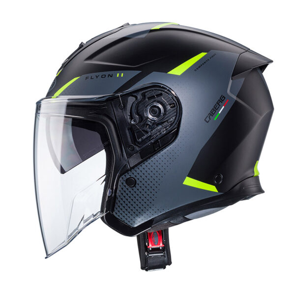 ΚΡΑΝΟΣ CABERG FLYON-II BOSS ΜΑΥΡΟ ΜΑΤ / ΓΚΡΙ / ΚΙΤΡΙΝΟ FLUO