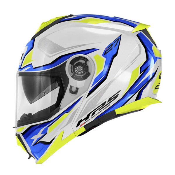 ΚΡΑΝΟΣ GIVI X27 SECTOR WHITE / BLUE / YELLOW