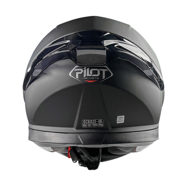 ΚΡΑΝΟΣ PILOT SNAKE SV ΜΑΥΡΟ ΜΑΤ + EXTRA VISOR