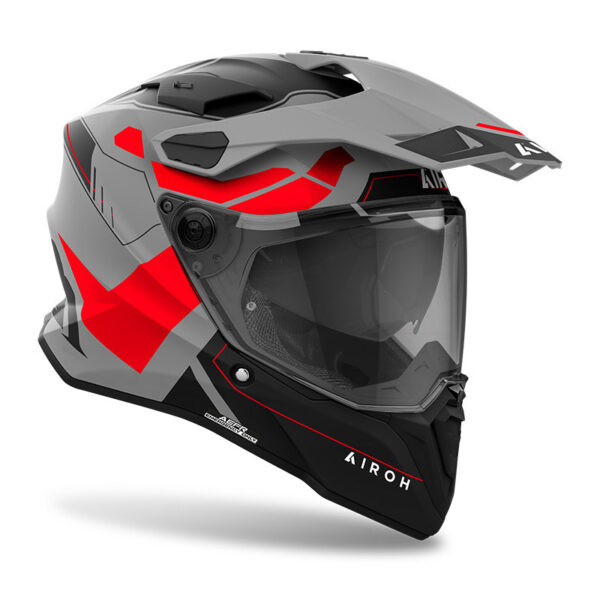 ΚΡΑΝΟΣ AIROH COMMANDER 2 REVEAL ΚΟΚΚΙΝΟ / FLUO ΜΑΤ