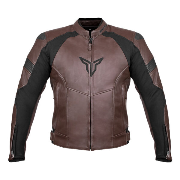 NORDCODE ΜΠΟΥΦΑΝ RACER ΔΕΡΜΑΤΙΝΟ OVERSIZE ΚΑΦΕ / ΜΑΥΡΟ